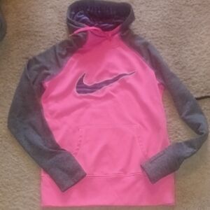 Nike Fuchsia and Charcoal Hoodie